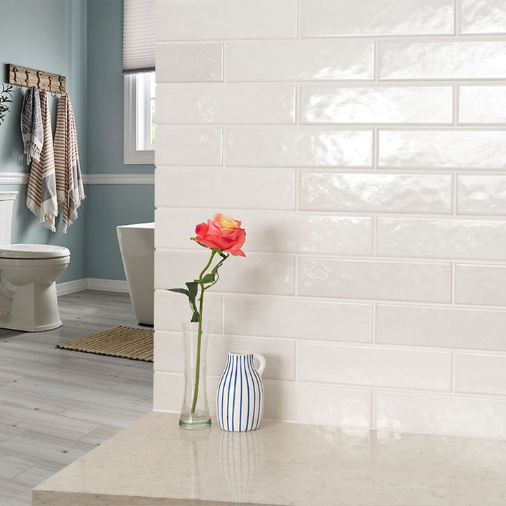 Renzo Dove, 3" x 12" | Ceramic Tile for Kitchens and Bathrooms