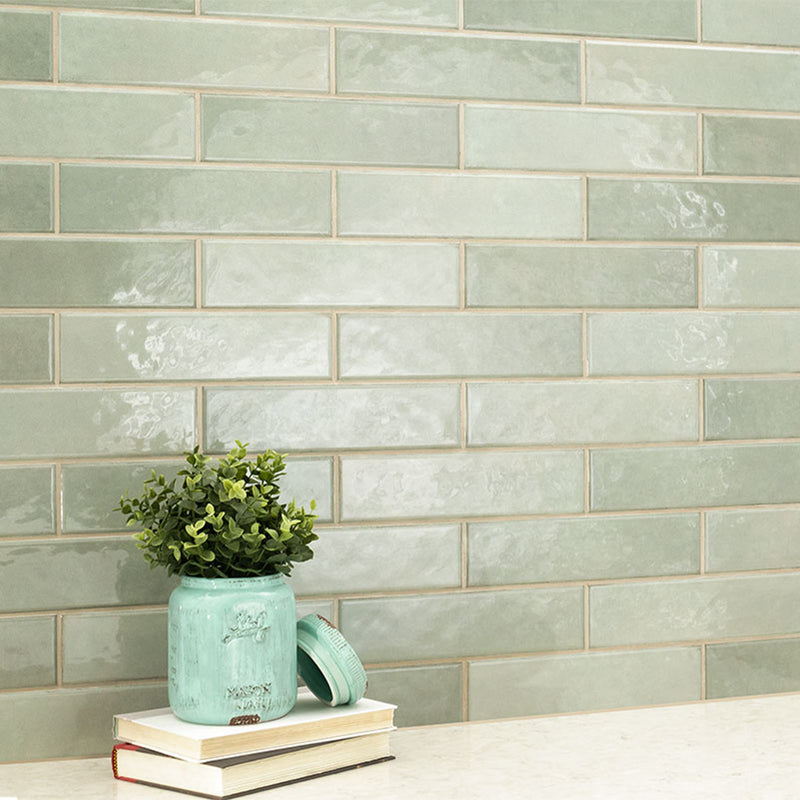Renzo Jade, 3" x 12" | Ceramic Tile for Kitchens and Bathrooms