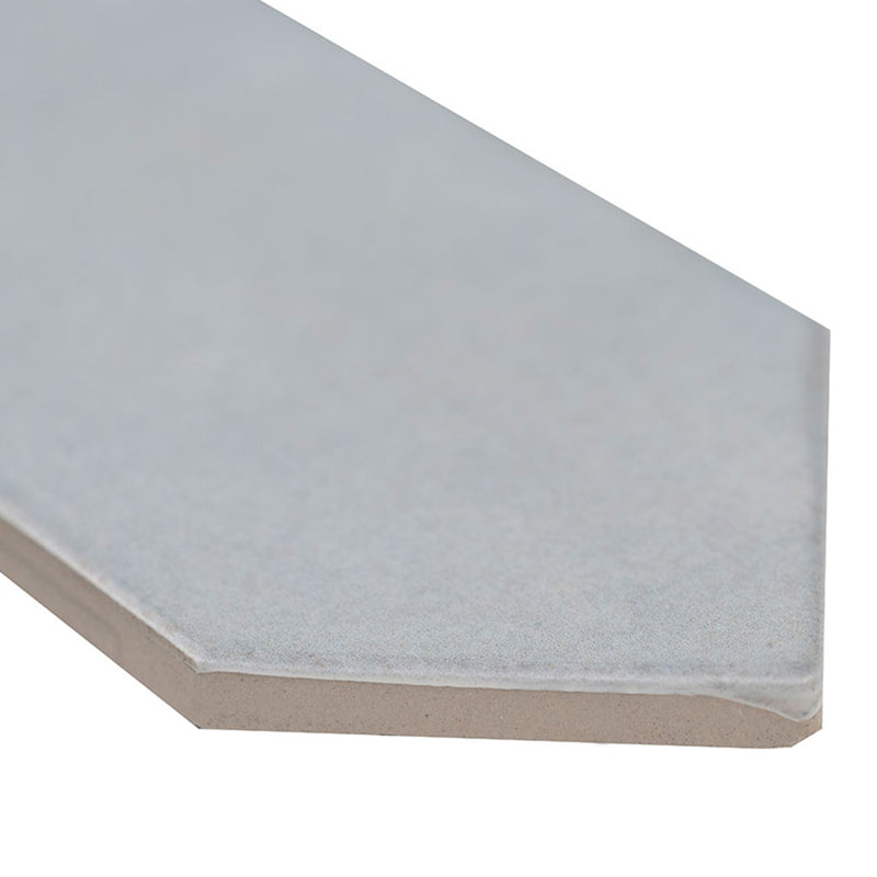 Renzo Sky Pickett 2.5" x 13" | Ceramic Tile for Kitchens & Bathrooms