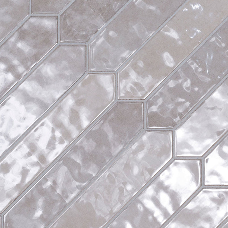 Renzo Sterling Pickett 2.5" x 13" | Kitchen Backsplash & Wall Tile