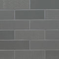 Graphite 3D Mix, 4" x 12" - Ceramic Tile