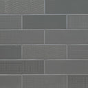 Graphite 3D Mix, 4" x 12" - Ceramic Tile