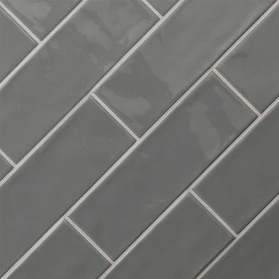 Graphite Mix, 4" x 12" Ceramic Tile | Kitchen Backsplash Tile by MSI