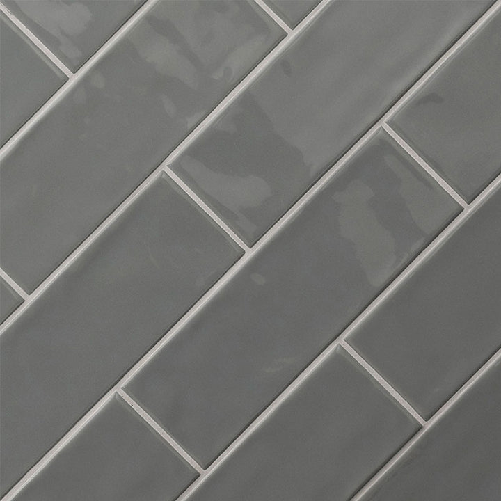 Graphite Mix, 4" x 12" Ceramic Tile | Kitchen Backsplash Tile by MSI