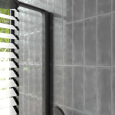 Graphite Mix, 4" x 12" Ceramic Tile | Kitchen Backsplash Tile by MSI