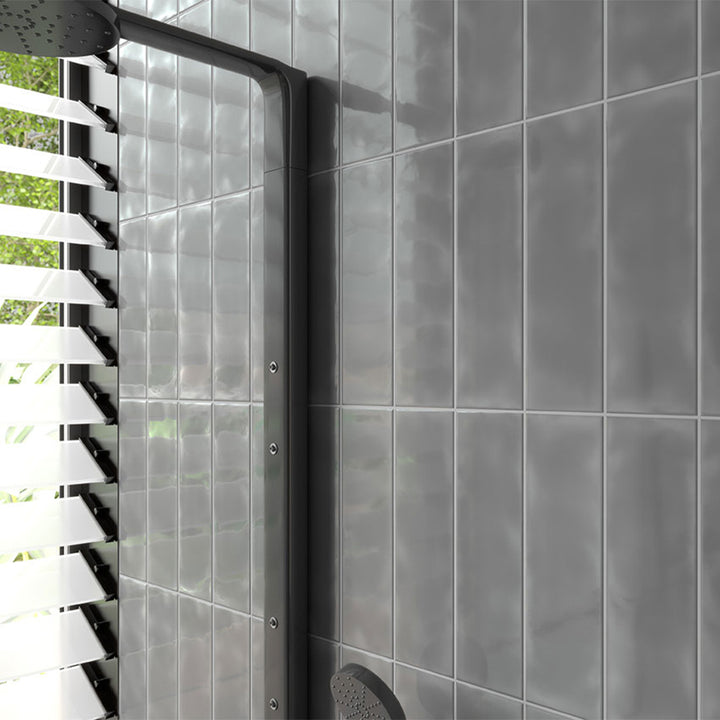 Graphite Mix, 4" x 12" Ceramic Tile | Kitchen Backsplash Tile by MSI
