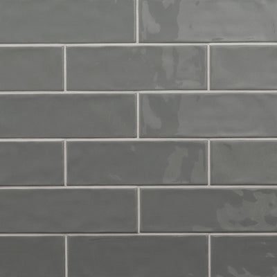 Graphite Mix, 4" x 12" Ceramic Tile | Kitchen Backsplash Tile by MSI
