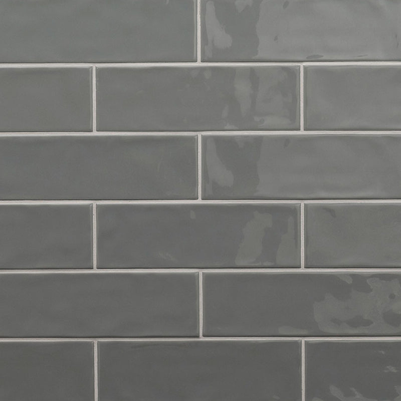 Graphite Mix, 4" x 12" Ceramic Tile | Kitchen Backsplash Tile by MSI