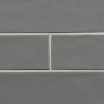 Graphite Mix, 4" x 12" Ceramic Tile | Kitchen Backsplash Tile by MSI