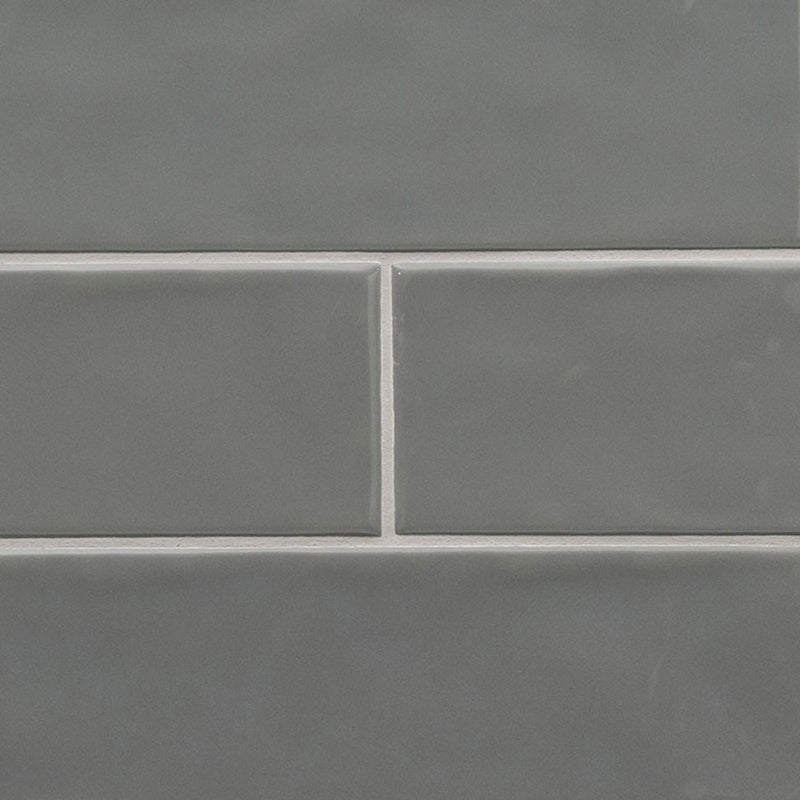 Graphite Mix, 4" x 12" Ceramic Tile | Kitchen Backsplash Tile by MSI