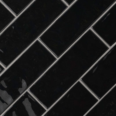 Ink Mix, 4" x 12" Ceramic Tile | Kitchen Backsplash Tile by MSI