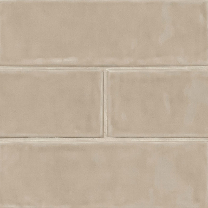 Warm Concrete, 4" x 12" Ceramic Tile | Kitchen Backsplash Tile by MSI