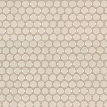 Almond, Penny Round Mosaic | Porcelain Tile by MSI | SMOT-PT-PENRD-ALM