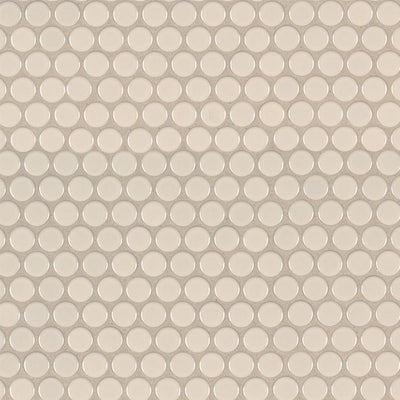 Almond, Penny Round Mosaic | Porcelain Tile by MSI | SMOT-PT-PENRD-ALM