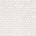 White, Penny Round Mosaic - Porcelain Tile