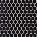 Glossy Black, Hexagon Mosaic - Porcelain Tile