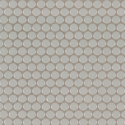 Gray, Penny Round Mosaic | Porcelain Tile by MSI | SMOT-PT-PENRD-GRAY