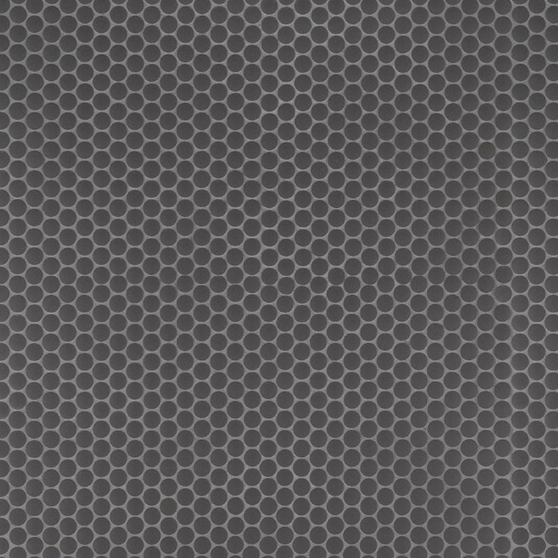 Matte Nero, Penny Round Mosaic - Porcelain Tile