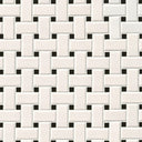 White and Black, Basketweave Mosaic - Porcelain Tile