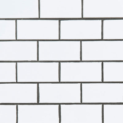 Glossy White, 2" x 4" | Porcelain Tile by MSI | SMOT-PT-RETBIA-2X4G