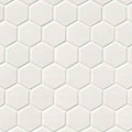 Domino White, Hexagon Mosaic - Porcelain Tile