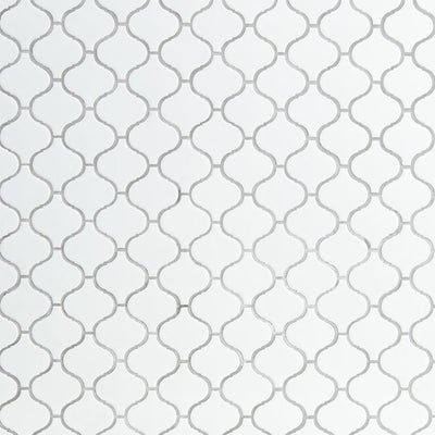 White Arabesque | Porcelain Tile by MSI | SMOT-PT-RETBIA-ARABESQUE