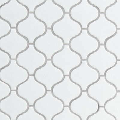 White Arabesque | Porcelain Tile by MSI | SMOT-PT-RETBIA-ARABESQUE