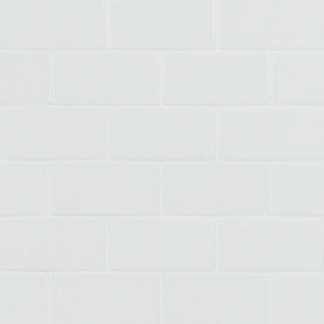 Matte White, 2" x 4" Porcelain Tile | SMOT-PT-RETBIA-2X4M | MSI Tile