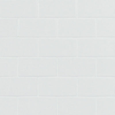 Matte White, 2" x 4" Porcelain Tile | SMOT-PT-RETBIA-2X4M | MSI Tile