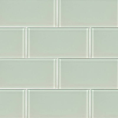 Arctic Ice Subway, 3" x 6" Glass Tile | Kitchen and Bath Tile by MSI