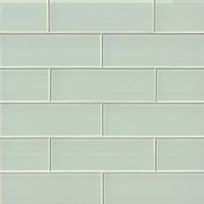 Arctic Ice, 4" x 12" Glass Tile | Kitchen and Bath Tile by MSI