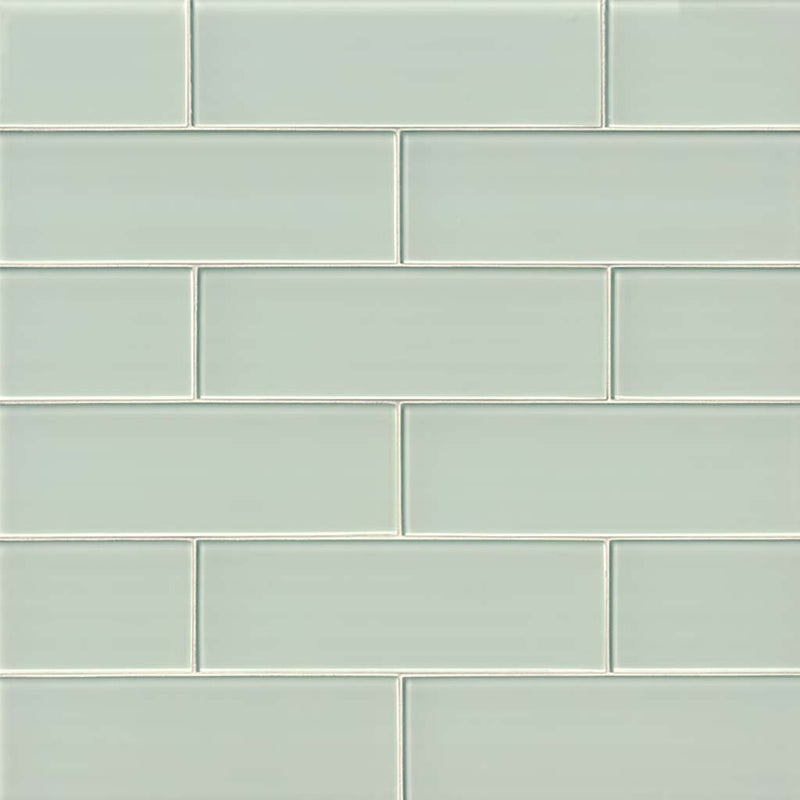 Arctic Ice, 4" x 12" Glass Tile | Kitchen and Bath Tile by MSI