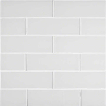 Ice, 4" x 12" Glass Tile | Subway Kitchen and Bath Tile by MSI