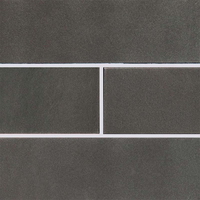 Metallic Gray, 4" x 12" Glass Tile | Subway Kitchen & Bath Tile by MSI