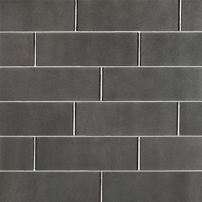 Metallic Gray, 4" x 12" Glass Tile | Subway Kitchen & Bath Tile by MSI