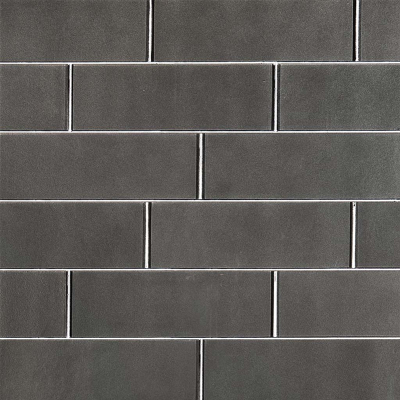 Metallic Gray, 4" x 12" Glass Tile | Subway Kitchen & Bath Tile by MSI