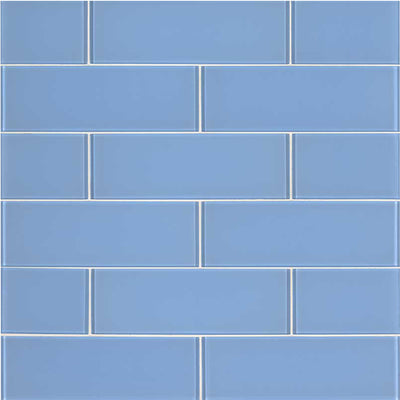 Royal Azure, 4" x 12" Glass Tile | Subway Kitchen & Bath Tile by MSI