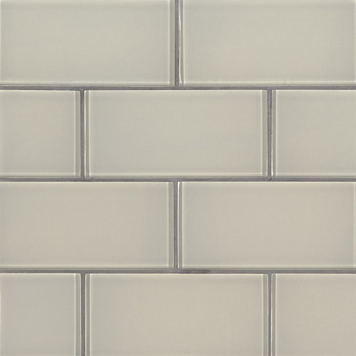 Snowcap Ice, 3" x 6" - Glass Tile