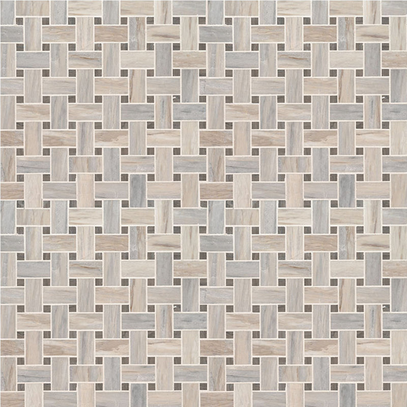Angora Basketweave - Stone Tile