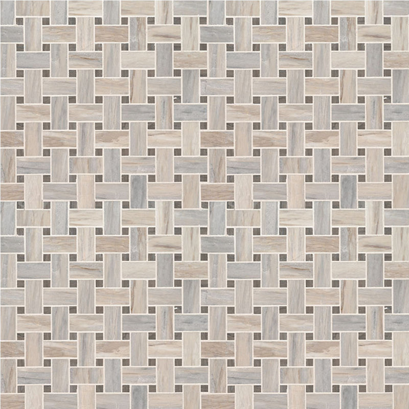 Angora Basketweave - Stone Tile