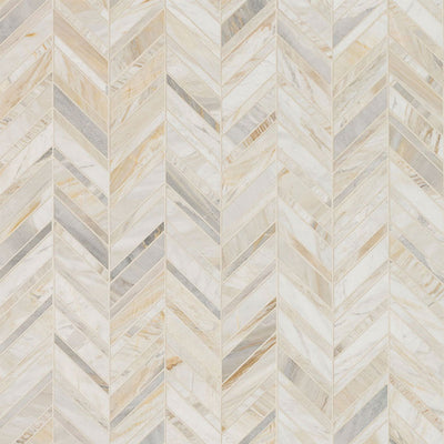 Athena Gold, Chevron Stone Tile | Marble Kitchen and Bath Tile by MSI