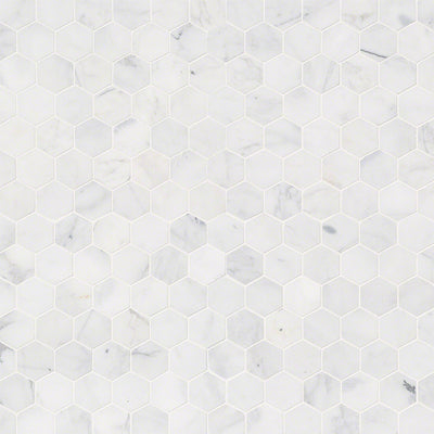 Calacatta Cressa, Hexagon Mosaic - Stone Tile