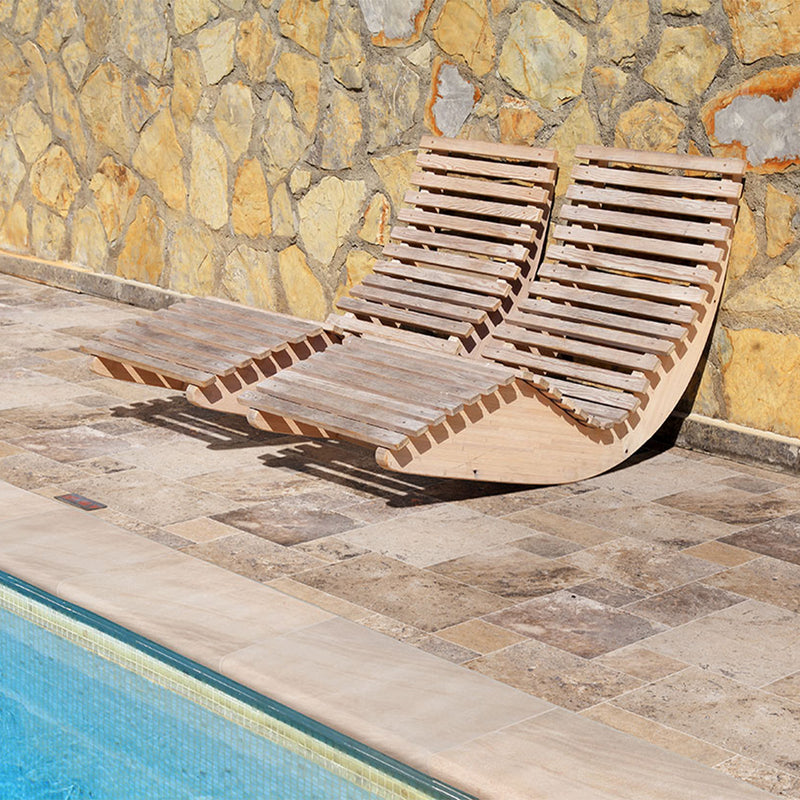 Praia Crema, 13" x 24" | 2CM Porcelain Pool Coping by MSI