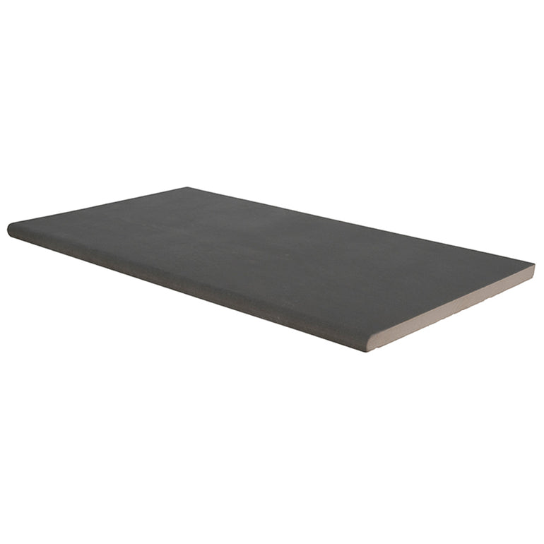 Beton Anthracite, 13" x 24" | 2CM Porcelain Pool Coping by MSI