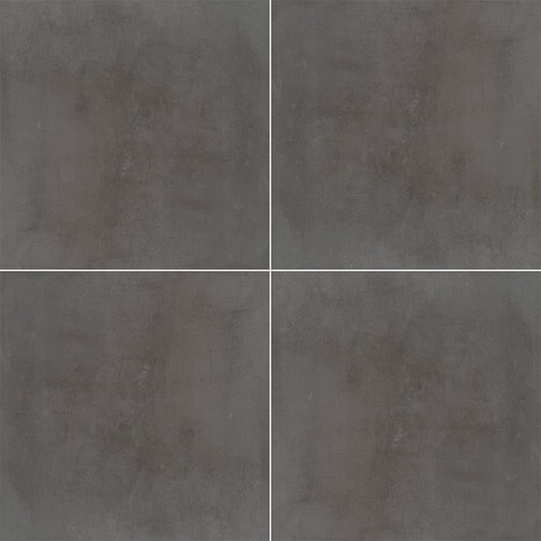 Beton Anthracite, 24" x 24" | 2CM Porcelain Pool Paver by MSI 