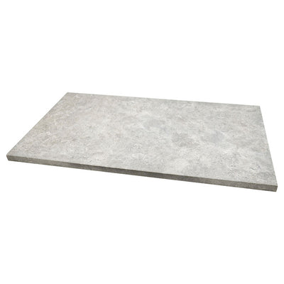 Lunar Silver, 13" x 24" | 2CM Eased Porcelain Pool Coping by MSI