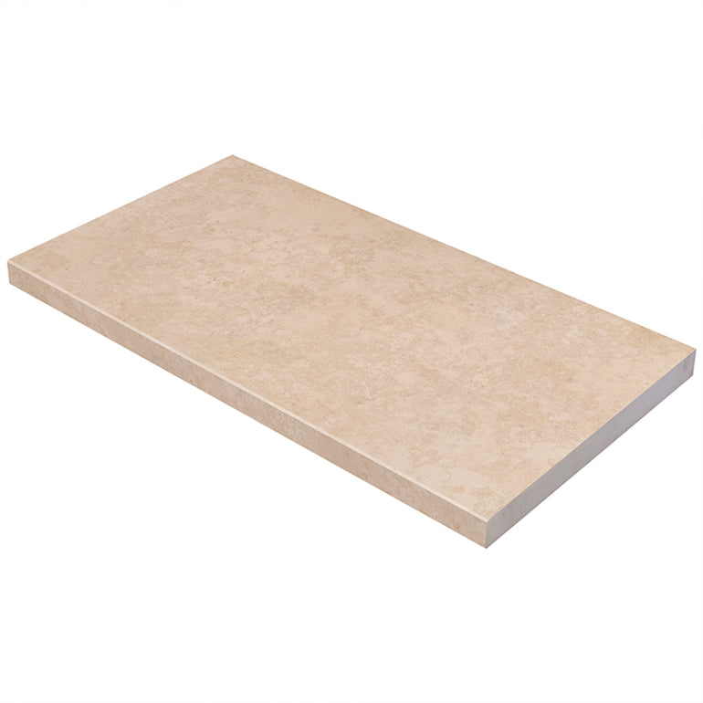 Petra Beige, 13" x 24" | 2CM Porcelain Pool Coping by MSI