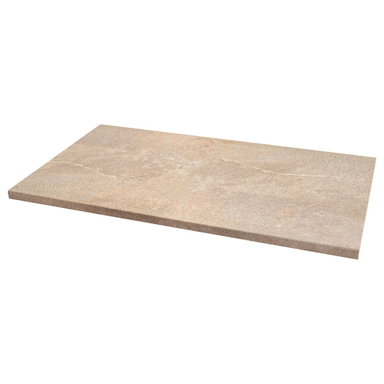 Quartz Beige, 13" x 24" | 2CM Eased Porcelain Pool Coping by MSI