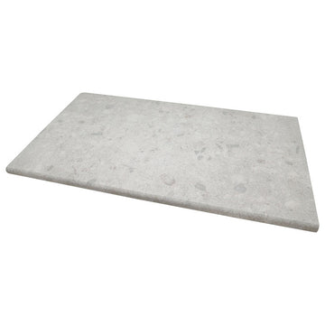 Terrazo Glacier, 13" x 24" | 2CM Porcelain Pool Coping by MSI