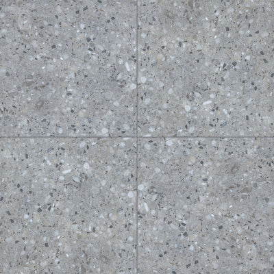 Terrazo Gris, 24" x 24" | 2CM Porcelain Pool Paver by MSI